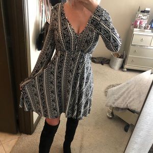 Black & White Paisley dress